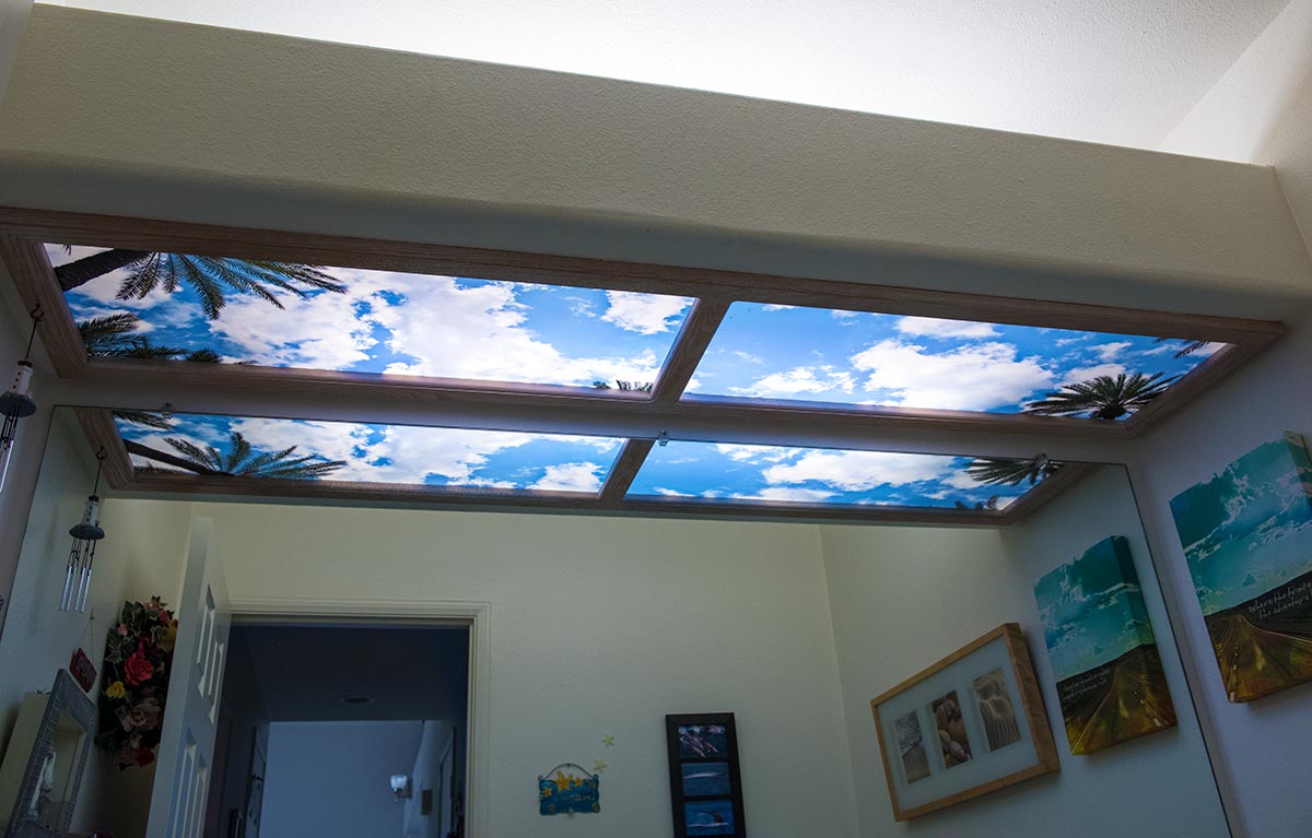 Sky Palm 2-Bay Light Cover Installation