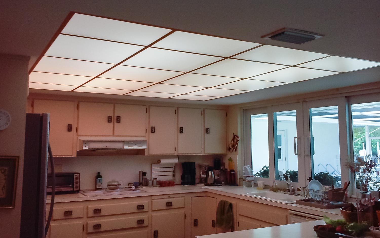 kitchen fluorescent light covers