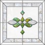 Stained-Glass-Ceiling-Panels: Stained Glass 11 Green Pearl