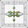 Stained-Glass-Ceiling-Panels: Stained Glass 11 Green Pearl