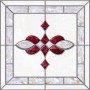 Stained-Glass-Ceiling-Panels: Stained Glass 11 Burgundy Pearl