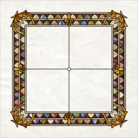 Stained-Glass-Ceiling: Tiffany Style Pearl