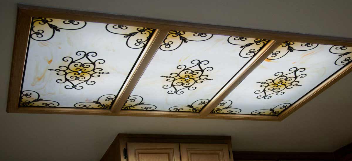 Fluorescent Light Covers Decorative Ceiling Panels 200 Designs - Ceiling Light Tiles