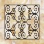 Decorative Iron Light Panels: Tuscan Iron - Ornamental Amber
