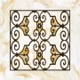 Decorative Iron Light Panels: Tuscan Iron - Ornamental Caramel Swirl