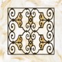 Decorative Iron Light Panels: Tuscan Iron - Ornamental Caramel Swirl