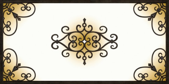 Decorative Iron Light Panels: Tuscan Iron - Copper