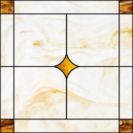 Stained-Glass-Ceiling: Stained Glass6 Gold Accessory