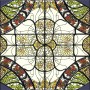 Stained-Glass-Ceiling-Panels: Stained1 Blue