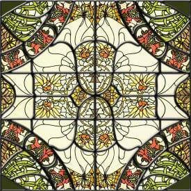 Stained-Glass-Ceiling-Panels: Stained1 Olive
