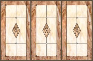 Stained-Glass-Light-Panels: California Gold 3-Bay