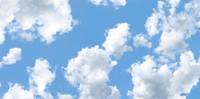 sky ceiling with fluffy clouds fluorescent light covers